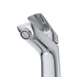 Смеситель для раковины без донного клапана BelBagno DUE-LVM-CRM-W0